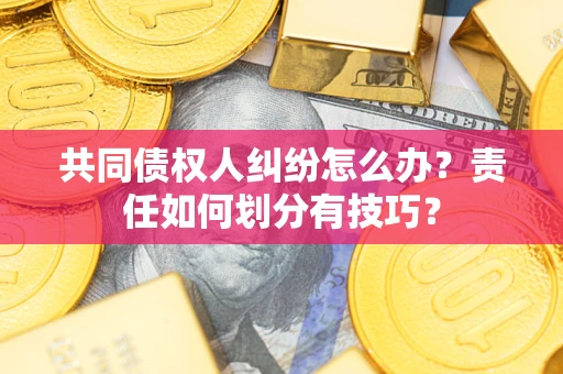 武汉共同债权人纠纷怎么办？责任如何划分有技巧？