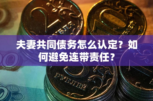 武汉夫妻共同债务怎么认定？如何避免连带责任？
