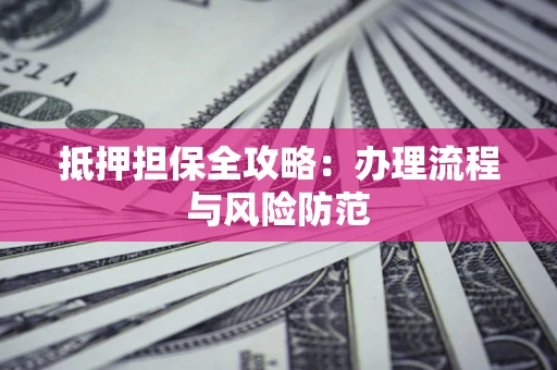 武汉抵押担保全攻略：办理流程与风险防范