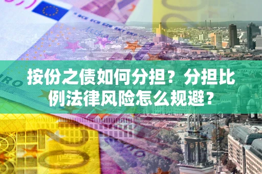 武汉按份之债如何分担？分担比例法律风险怎么规避？