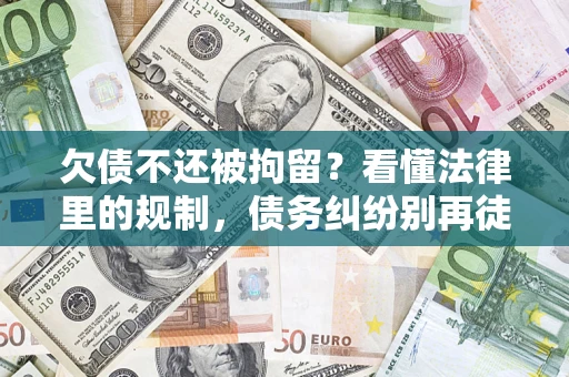 武汉欠债不还被拘留？看懂法律里的规制，债务纠纷别再徒劳奔波