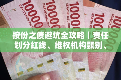 武汉按份之债避坑全攻略｜责任划分红线、维权机构甄别、纠纷处理全流程拆解