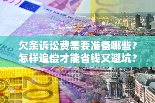 武汉欠条诉讼费需要准备哪些？怎样追偿才能省钱又避坑？