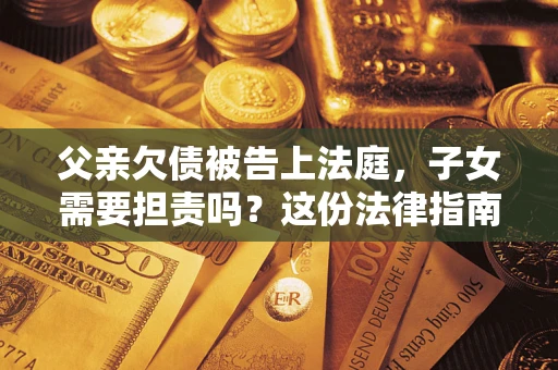 武汉父亲欠债被告上法庭，子女需要担责吗？这份法律指南必须看完