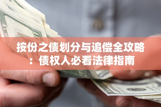 武汉按份之债划分与追偿全攻略：债权人必看法律指南