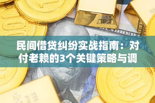 武汉民间借贷纠纷实战指南：对付老赖的3个关键策略与调解盲区解析