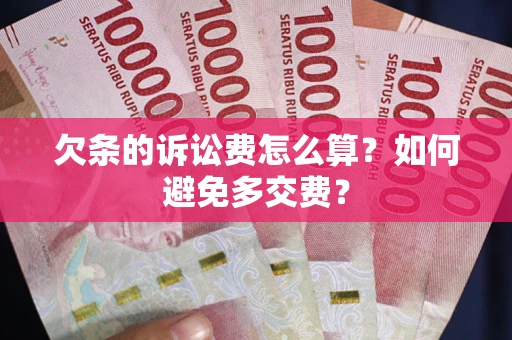 武汉欠条的诉讼费怎么算？如何避免多交费？
