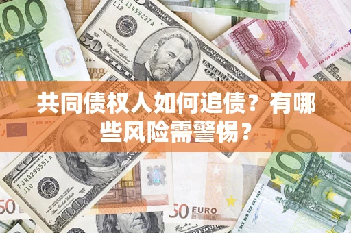 武汉共同债权人如何追债？有哪些风险需警惕？