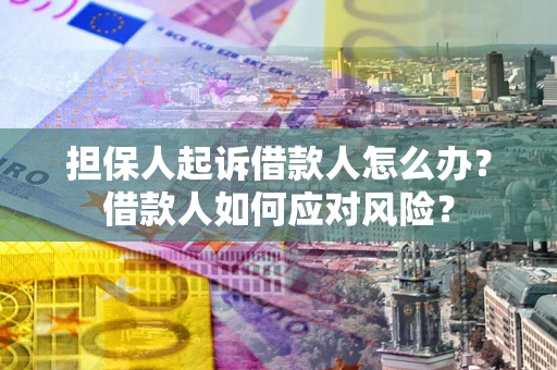 武汉担保人起诉借款人怎么办？借款人如何应对风险？