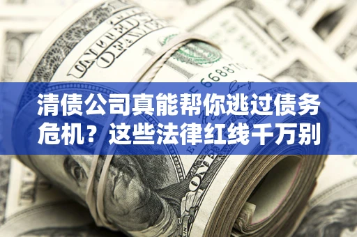 武汉清债公司真能帮你逃过债务危机？这些法律红线千万别踩